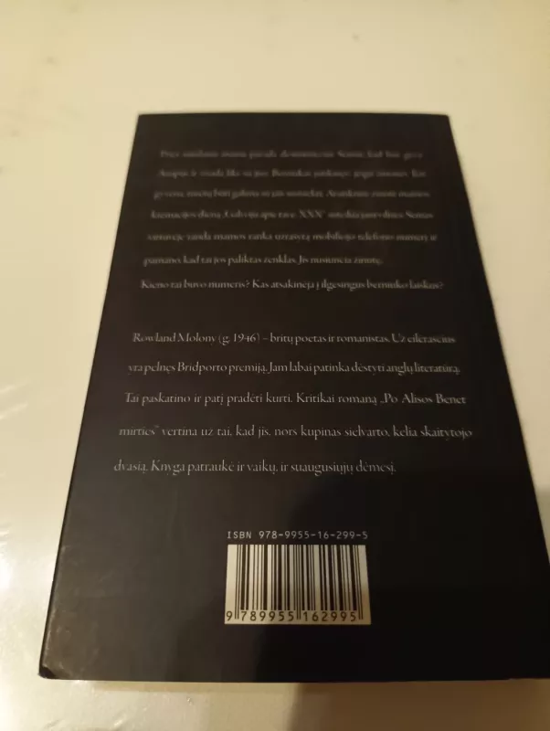 Po Alisos Benet mirties - Rowland Molony, knyga 3