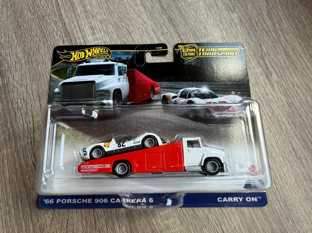 66 Porsche 906 Carrera 6 Carry On Hot Wheels Premium - , namai ir interjeras 2