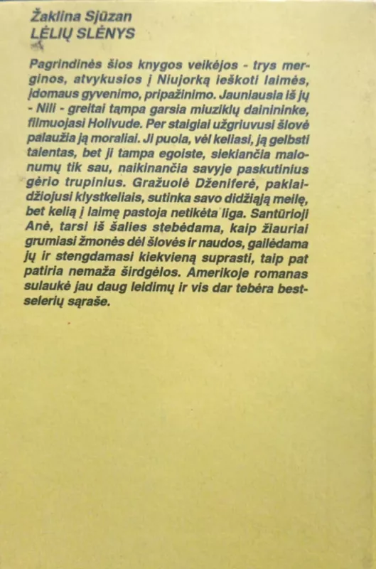 Lėlių slėnys - Žaklina Sjūzan, knyga 3