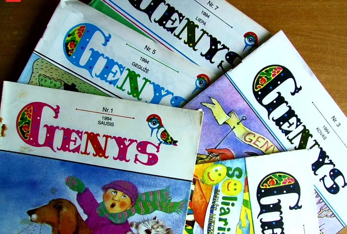 Genys   1994 Žurnalai Nr. 1, 2 , 3 , 5, 7 - Autorių kolektyvas, knyga 4