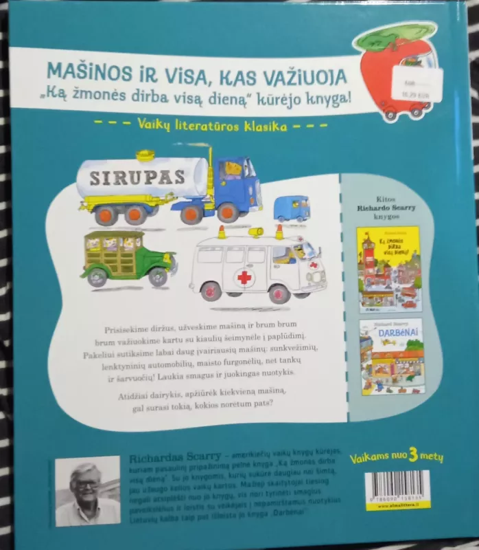 Mašinos ir visa, kas važiuoja - Richard Scarry, knyga 5