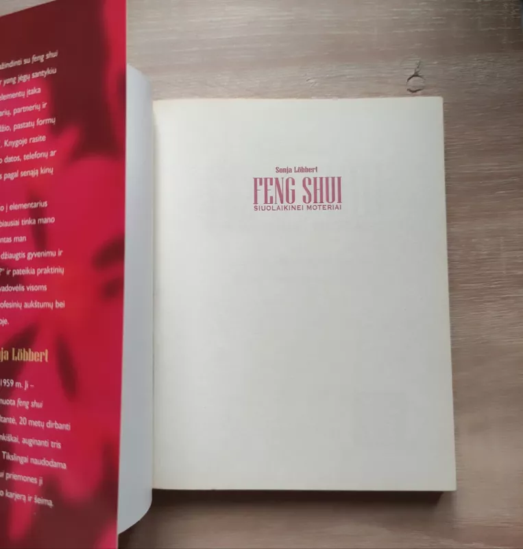Feng Shui šiuolaikinei moteriai - Sonja Lobbert, knyga 3