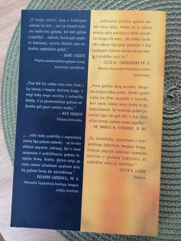 Senasis gydymo Prana mokslas ir menas -  Choa Kok Sui, knyga 6