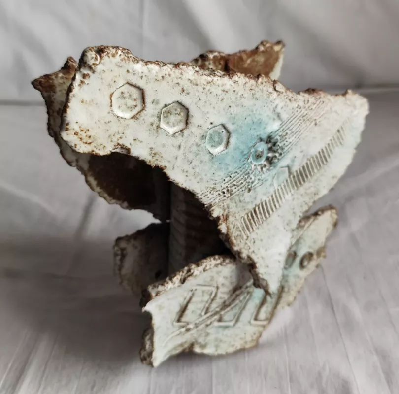 Autorinė rankų darbo keramikinė vaza - , namai ir interjeras 6