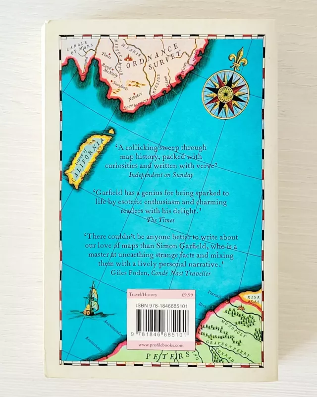 On The Map: Why the world looks the way it does - Simon Garfield, knyga 3