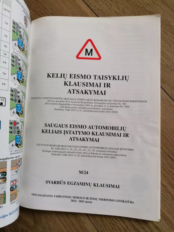 Keliu eismo taisyklių klausimai ir atsakymai 2021-2025 - Autorių kolektyvas (įvairūs), knyga 3