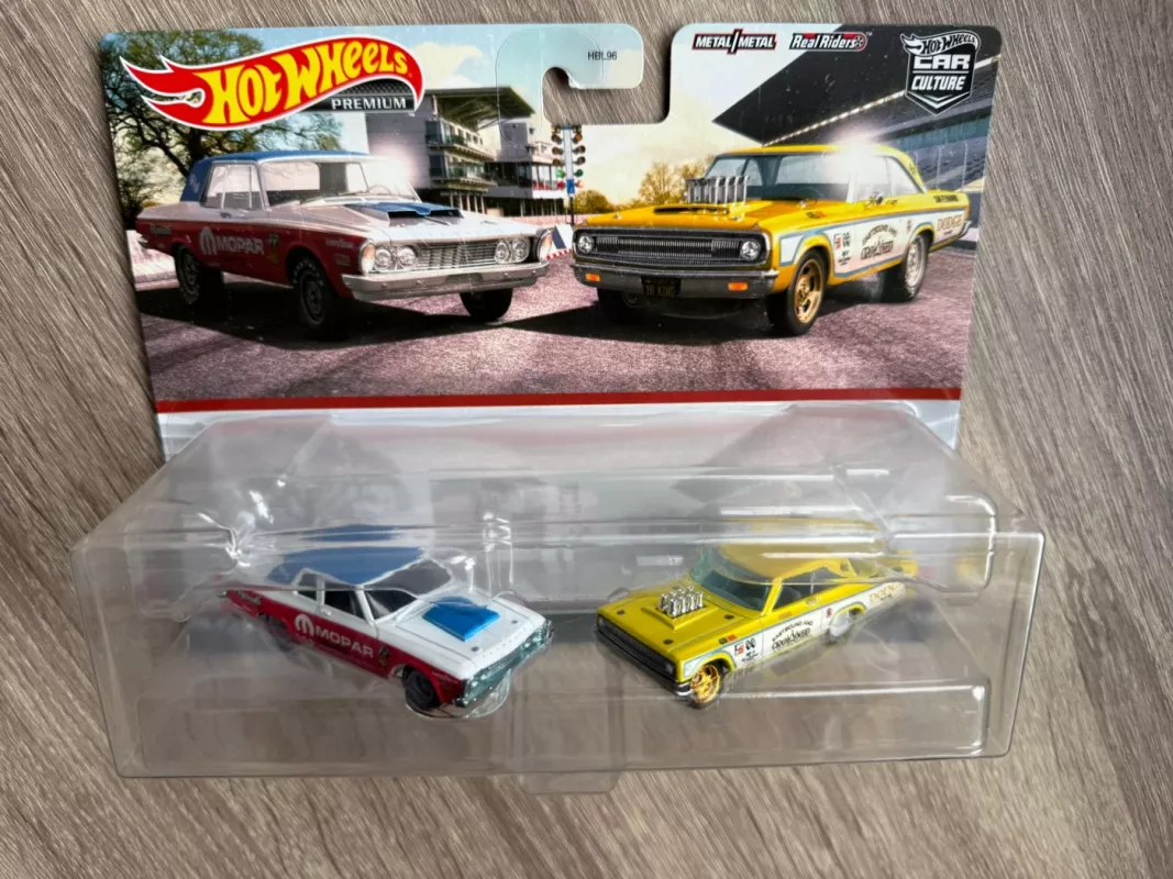 65 Plymouth Belvedere 426 Wedge / 65 Dodge Coronet 2-Pack Hot Wheels - , namai ir interjeras 5