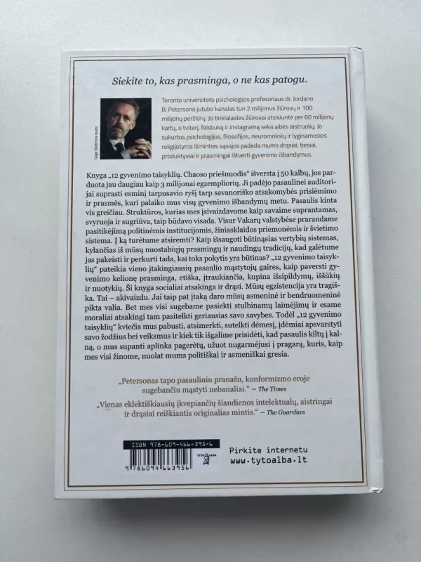 12 Gyvenimo taisyklių - Jordan B. Peterson, knyga 3