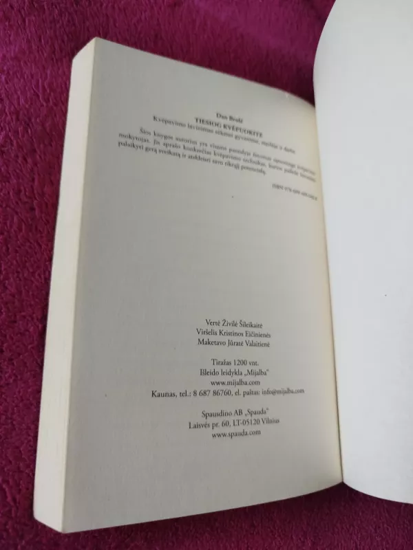 Tiesiog kvėpuokite - Dan Brule, knyga 5