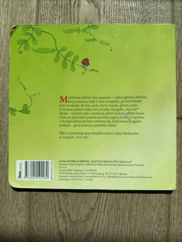 Kas čia? Smalsučio augalai - Ilona Bumblauskienė, knyga 4