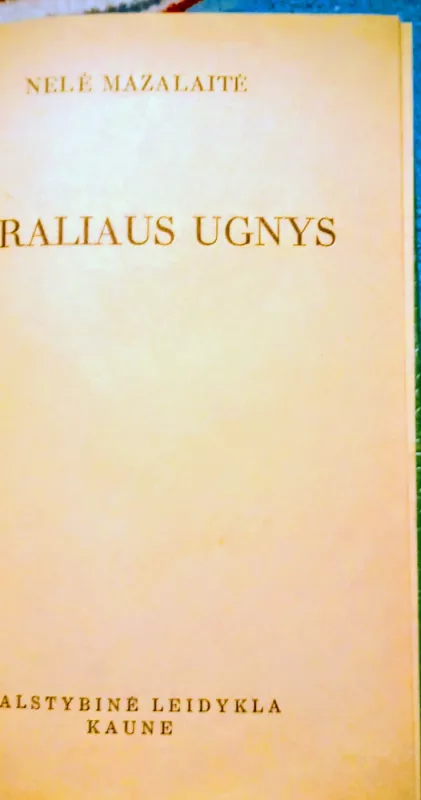 Karaliaus ugnys - Nelė Mazalaitė, knyga 4