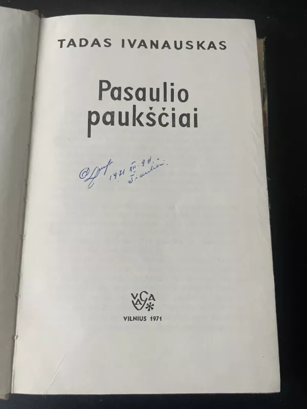 Pasaulio paukščiai - Tadas Ivanauskas, knyga 3