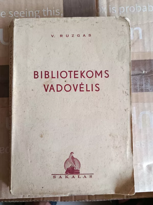 Bibliotekoms vadovėlis - V. Ruzgas, knyga 2