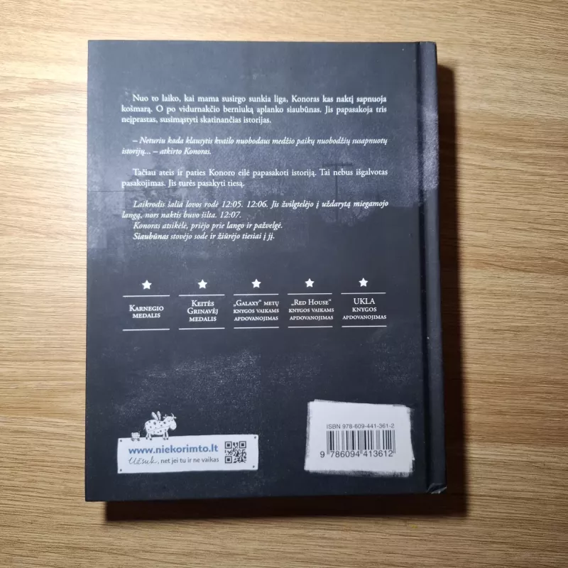 Septynios minutės po vidurnakčio (Fantastika vaikams) - Patrick Ness, knyga 3