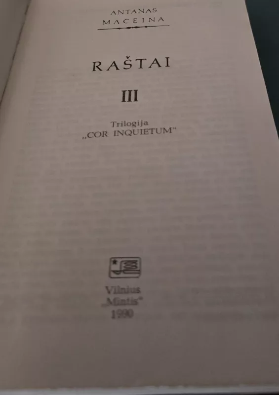 Antanas Maceina raštai III tomas - Antanas Maceina, knyga 3