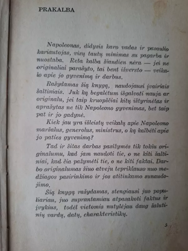Napoleonas - Julius Būtėnas, knyga 2