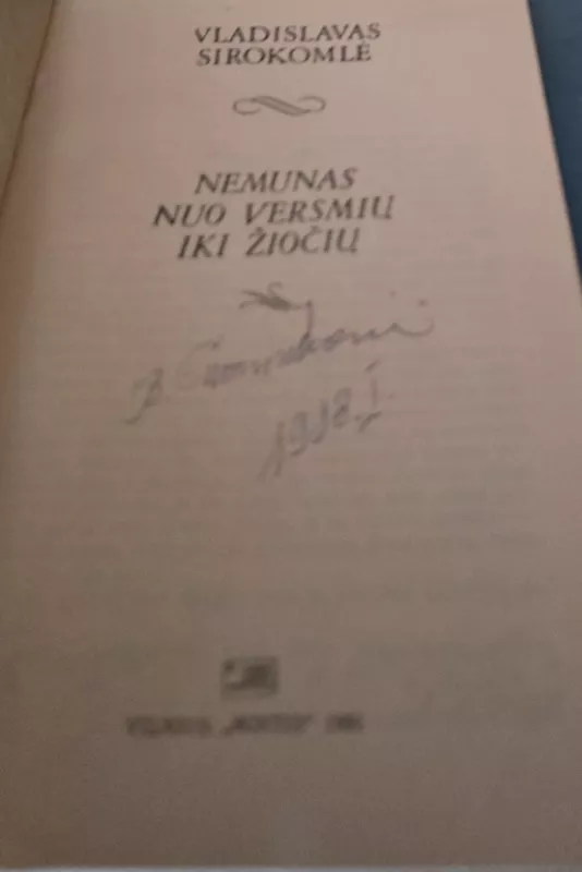Nemunas nuo versmių iki žiočių - Vladislavas Sirokomlė, knyga 3