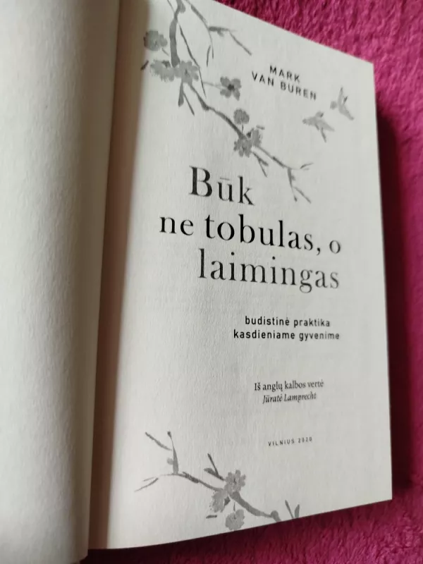 Būk ne tobulas, o laimingas - Mark Van Buren, knyga 3