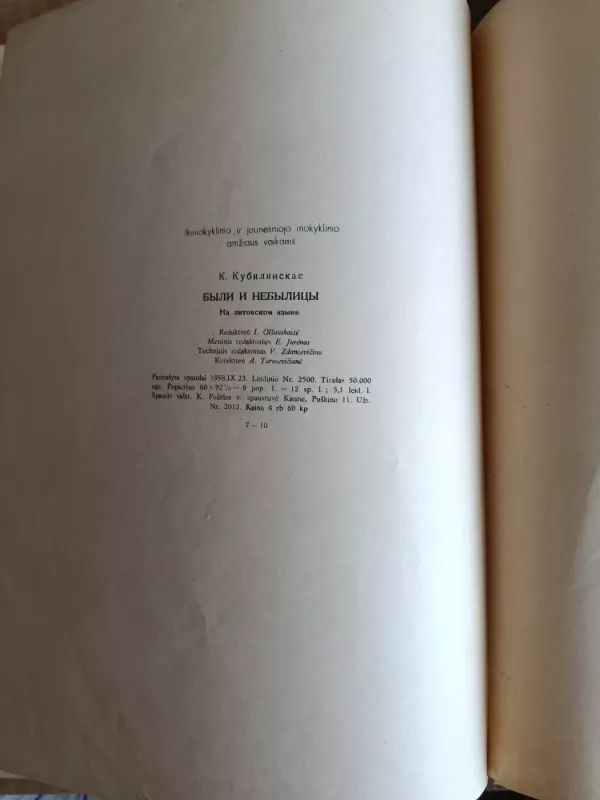 Buvo buvo kaip nebuvo - Kostas Kubilinskas, knyga 3