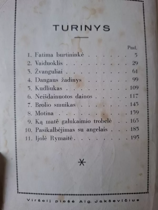 Fatima burtininkė - Kazys Inčiūra, knyga 2