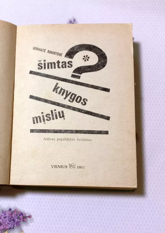 Šimtas knygos mįslių - Genovaitė Raguotienė, knyga 3