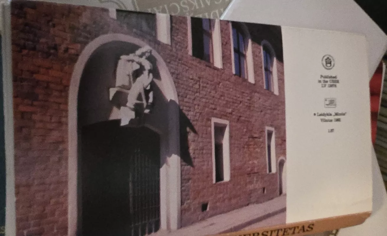 Vilniaus universitetas atvirutės - Eugenijus Danilevičius, knyga 3