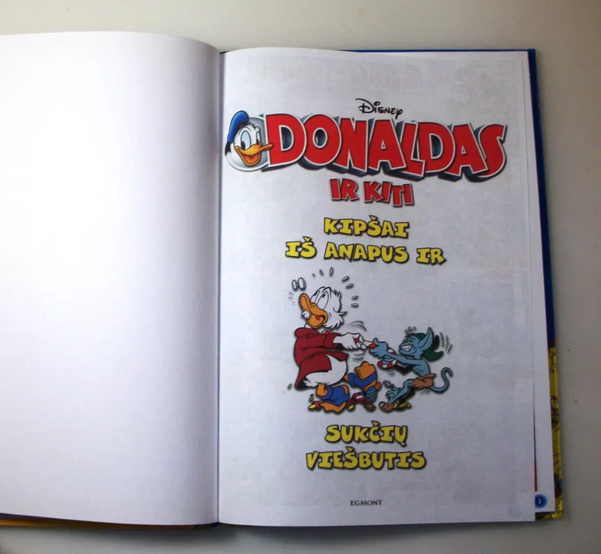 Donaldas ir kiti. Kipšai iš anapus ir sukčių viešbutis - Walt Disney, knyga 4