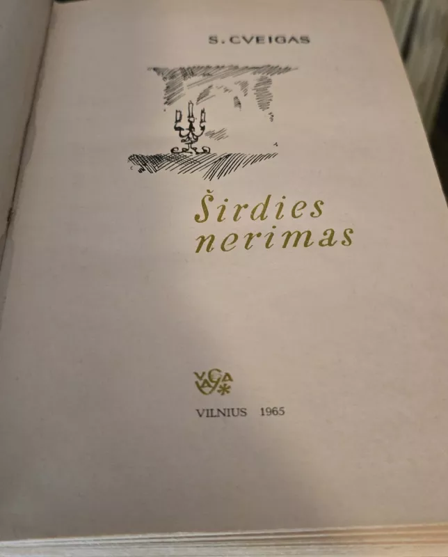 Širdies nerimas - Stefan Zweig, knyga 3