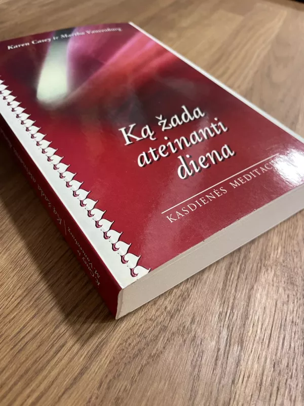 Ką žada ateinanti diena. Kasdienės meditacijos - Karen Casey, Martha  Vancenburg, knyga 4