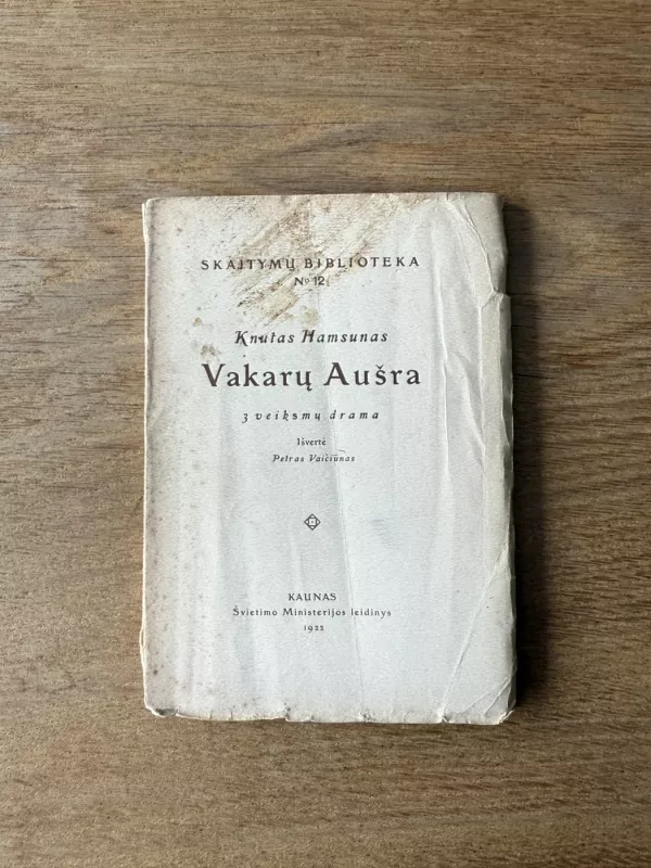 Vakarų aušra - Knutas Hamsunas, knyga 2