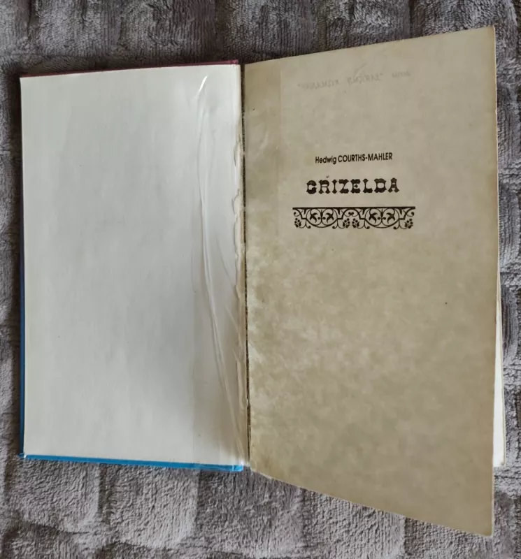 Grizelda - Hedwig Courths-Mahler, knyga 3