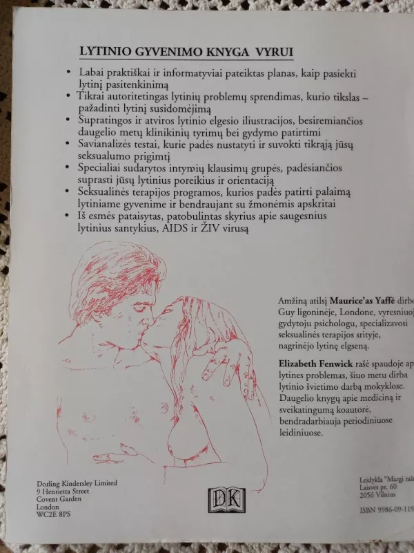 Lytinio gyvenimo knyga vyrui - Maurice Yaffe, Maurice Yaffe Elizabeth Fenwick, knyga 3