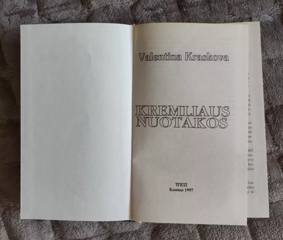 Kremliaus nuotakos - Valentina Kraskova, knyga 3