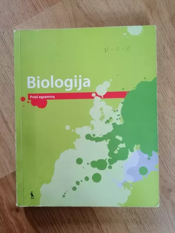prieš egzaminą Biologija - Martinionienė Jolanta,Lapinskaitė Laima,Stankevičienė Pranė, knyga 2