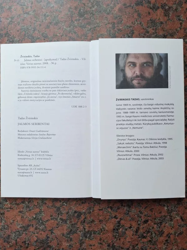 Jalmos serbentai - Tadas Žvirinskis, knyga 3