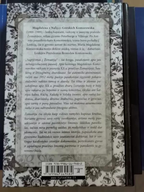 Sugrįžimas į Žemaitiją - Magdalena z Nalęcz-Gorskich Komorowska, Komorowska Magdalena z Nalęcz-Gorskich , knyga 3