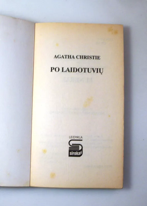 Po laidotuvių - Agata Kristi, knyga 4