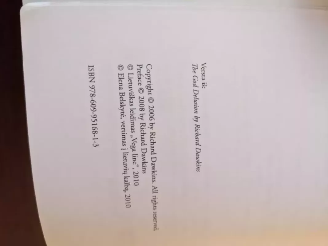 Dievo iliuzija - Richard Dawkins, knyga 4