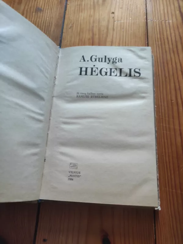 Hegelis - A. Gulyga, knyga 3