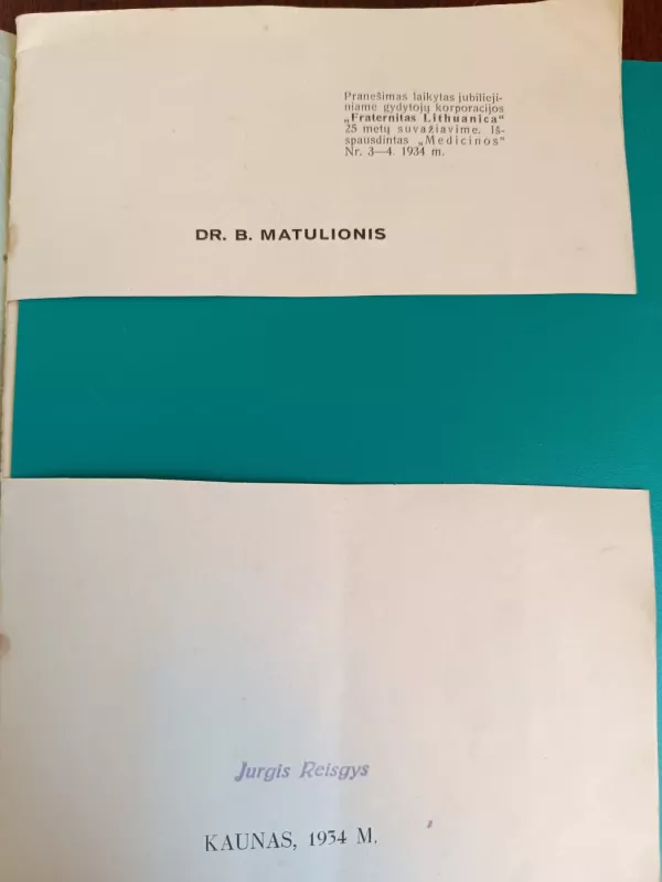 Birštono kurortas - B. Matulionis, knyga 3