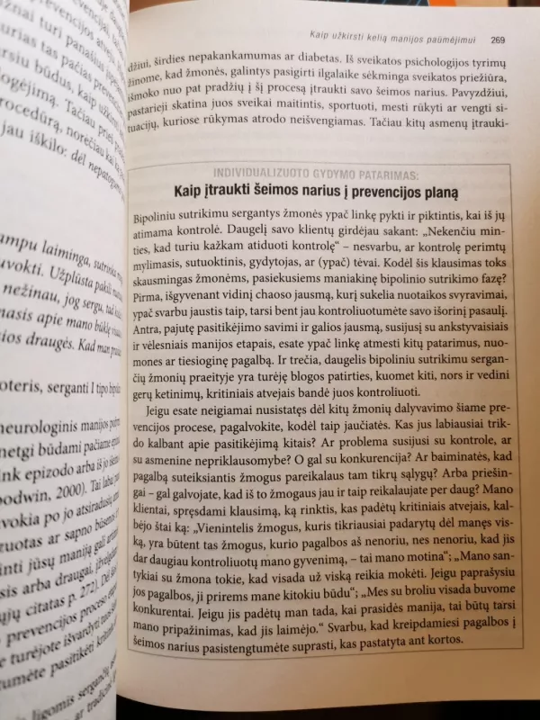 Bipolinis sutrikimas - Dr. David J. Miklowitz, knyga 4