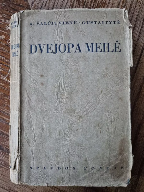 Dvejopa meilė - A. Šalčiuvienė-Gustaitytė, knyga 2