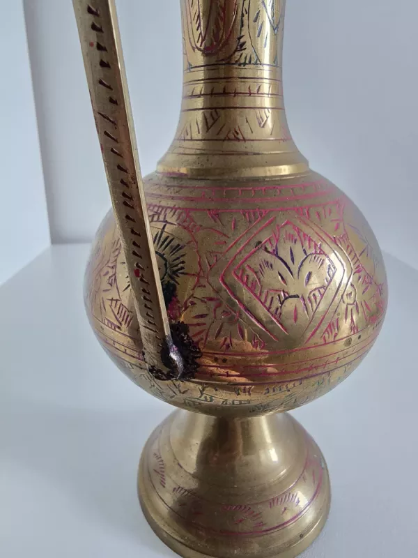 Indiškas metalinis ąsotėlis - , namai ir interjeras 6