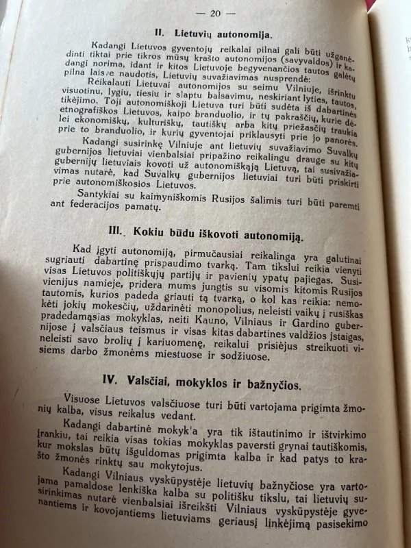 J.Lius Iš didžiojo Vilniaus seimo istorijos,1925 m - John LIUS, knyga 4