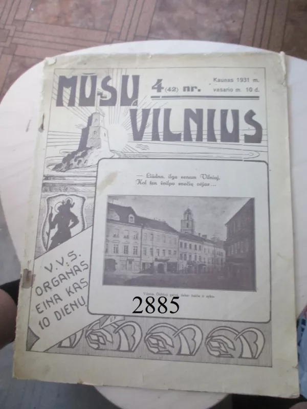 Mūsų Vilnius, 1931 m., Nr. 4 - Autorių Kolektyvas, knyga 2