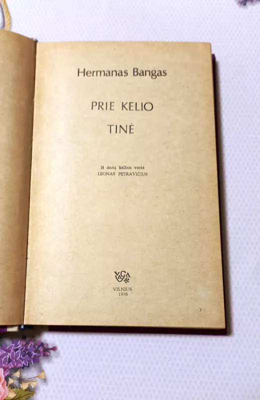 Prie kelio. Tinė - Hermanas Bangas, knyga 3