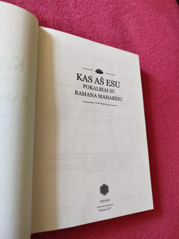 KAS AŠ ESU: pokalbiai su Ramana Maharšiu - Autorių Kolektyvas, knyga 3