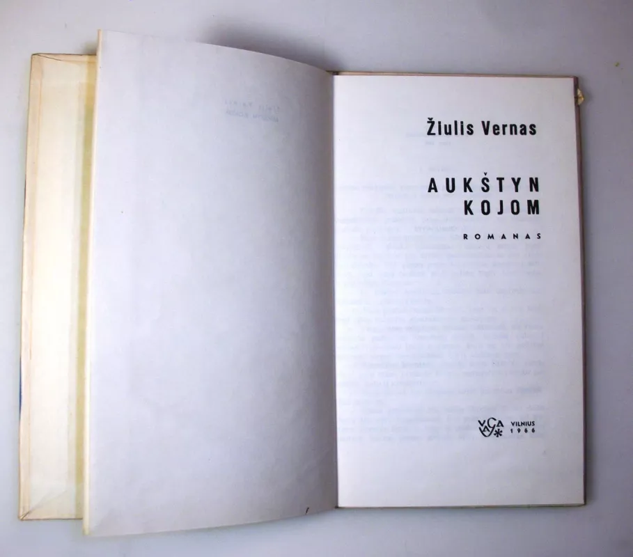 Aukštyn kojom - Žiulis Vernas, knyga 4