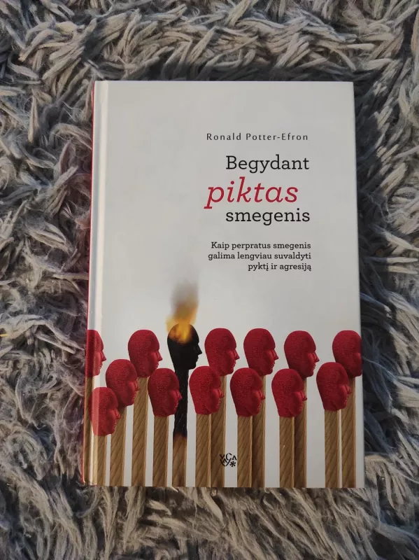 BEGYDANT PIKTAS SMEGENIS: kaip perpratus smegenis galima lengviau suvaldyti pyktį ir agresiją - Ronald Potter-Efron, knyga 2