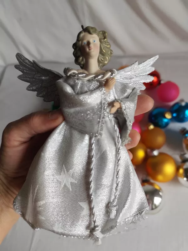 Vintažinių stiklinių Kalėdų eglutės žaisliukų rinkinys Mada in GDR - , namai ir interjeras 4